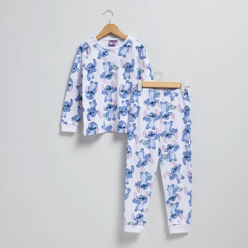 Saga Falabella Pijamas NiÃ±a 100 Algodon LILO STITCH Conjunto