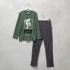 FEDERATION - Set de Pijama Niño Algodón Diseño Skater