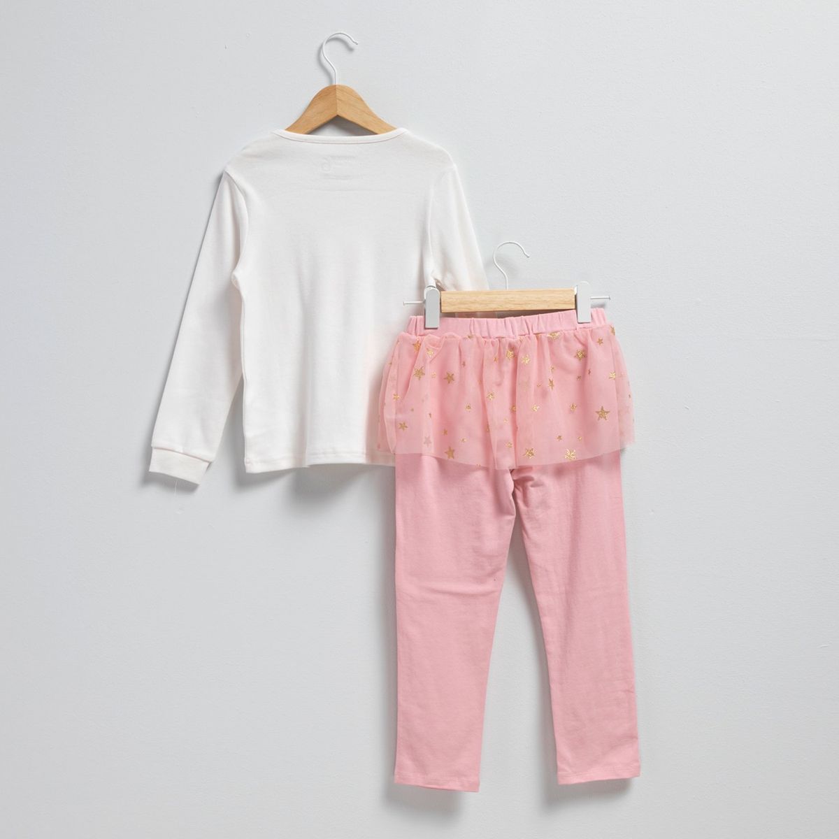 YAMP - Set de Pijama Niña Yamp Algodón Estampado Unicornio y Estrellas