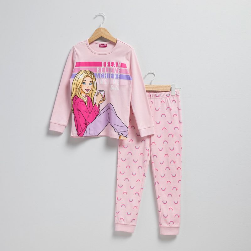 BARBIE - Conjunto Pijama Niña Barbie