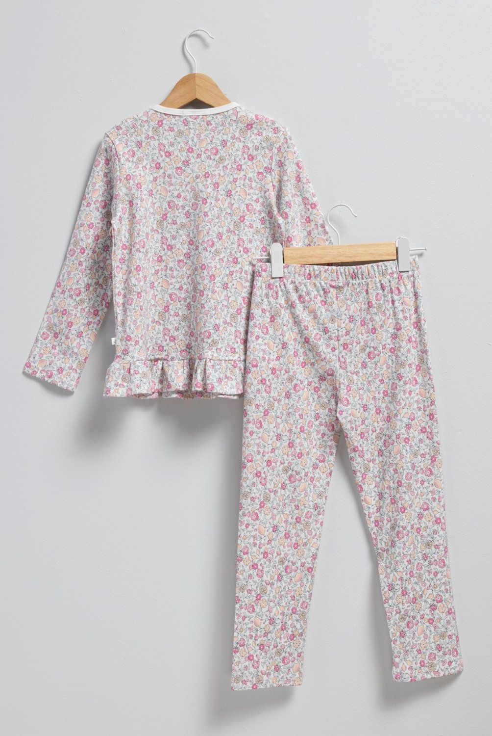CONIGLIO - Set de Pijama Niña Coniglio Algodón Estampado Floral