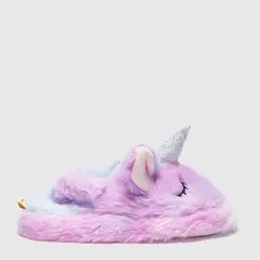 YAMP - Pantufla para Niña Unicorn Poliéster Rosado