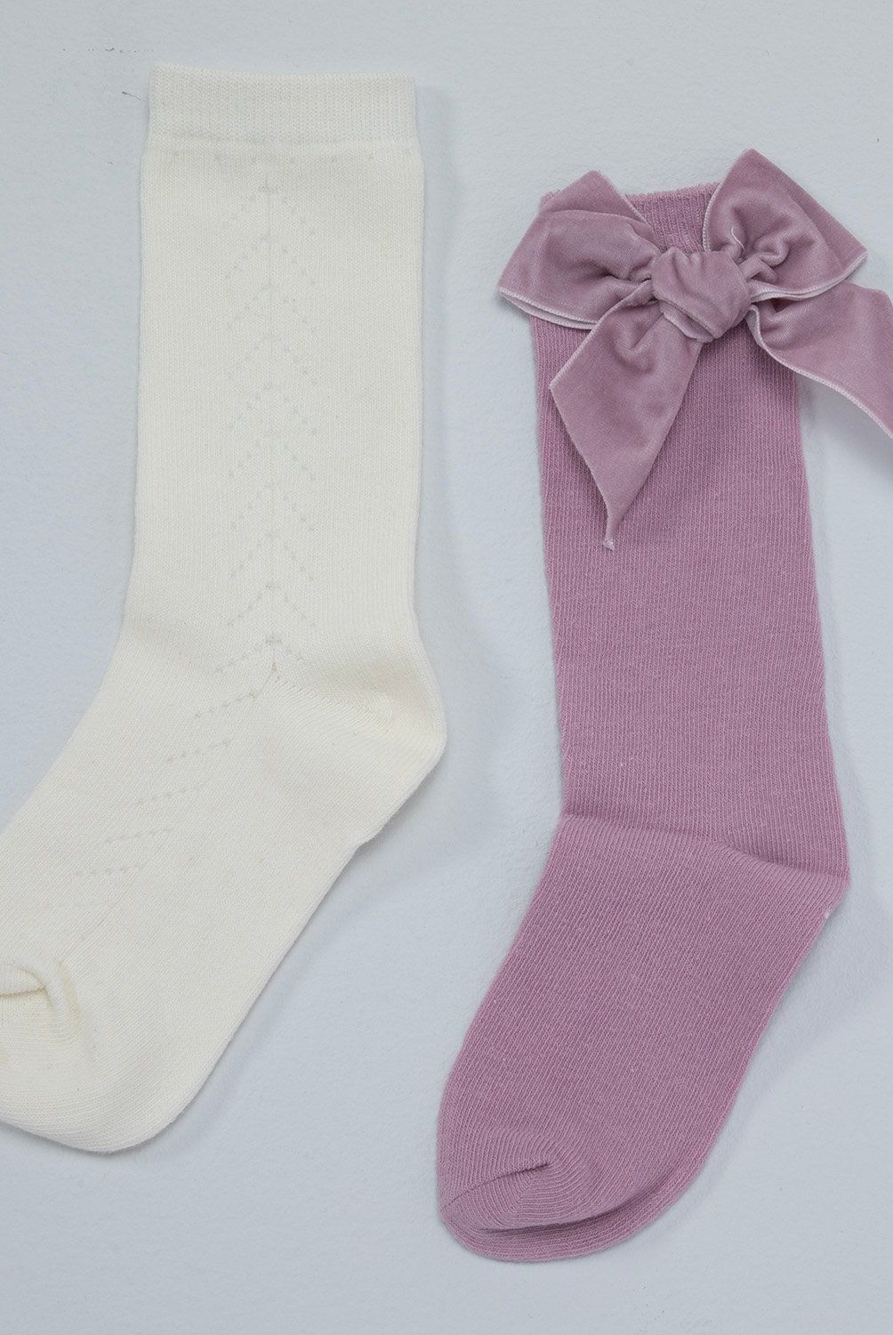 CONIGLIO - Calcetines Niña Coniglio Pack 2 Diseño Infantil Algodón