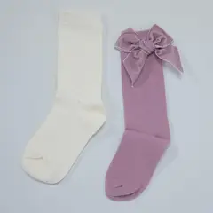 CONIGLIO - Calcetines Niña Pack 2 Diseño Infantil Algodón