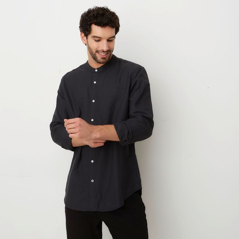NEWPORT - Camisa Manga Larga Casual Algodón Hombre Newport
