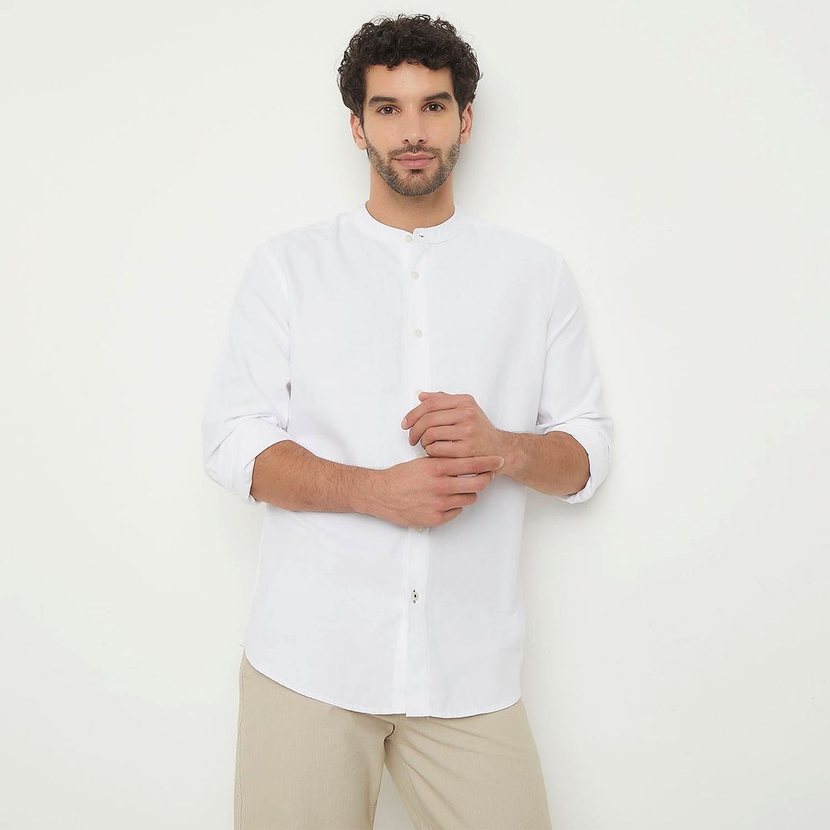 NEWPORT - Camisa Manga Larga Casual Algodón Hombre Newport