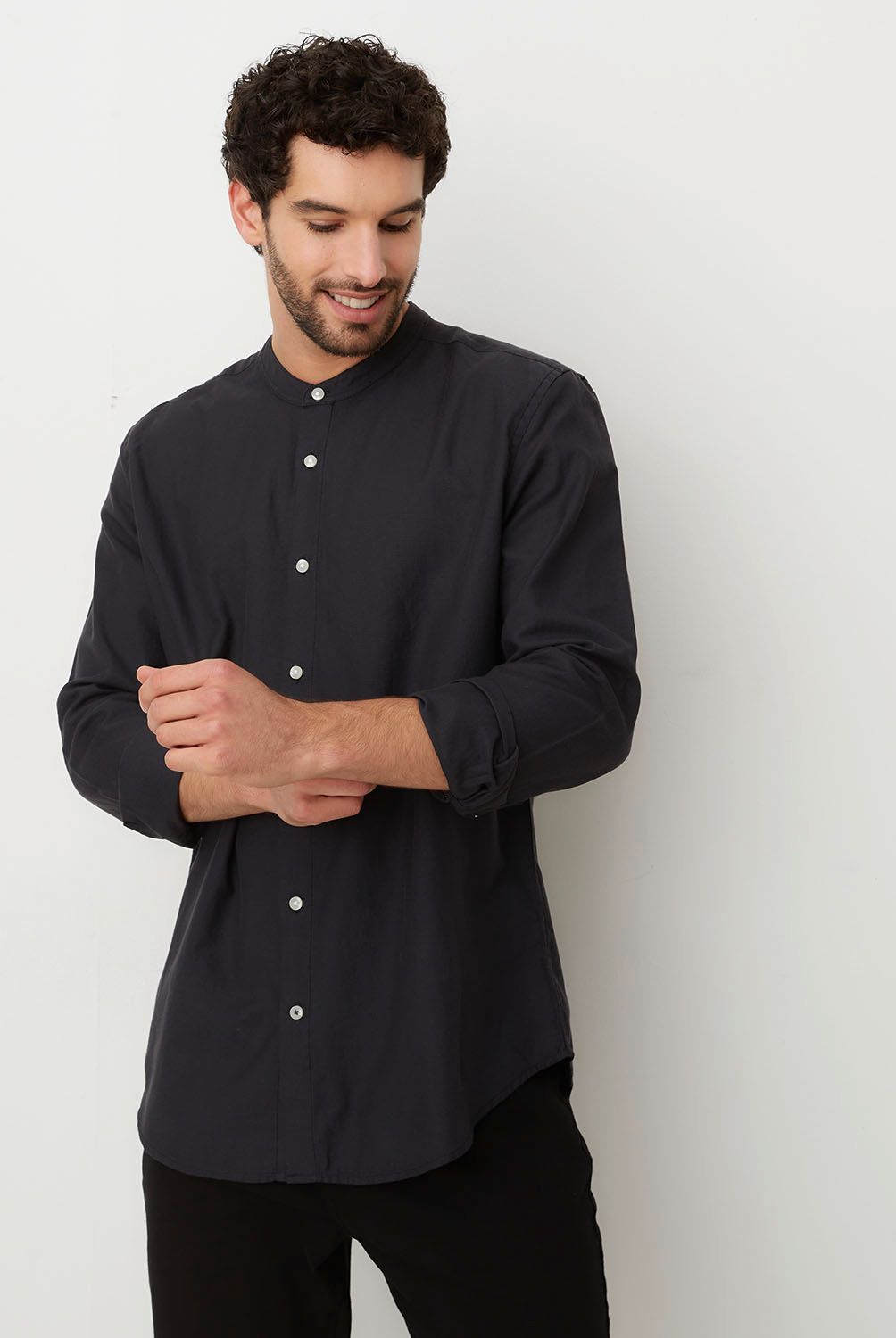NEWPORT - Camisa Manga Larga Casual Algodón Hombre Newport