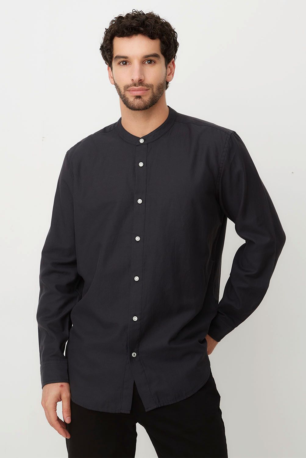 NEWPORT - Camisa Manga Larga Casual Algodón Hombre Newport