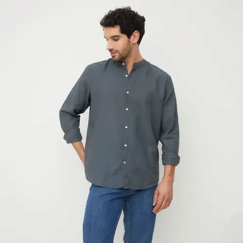 NEWPORT - Camisa Manga Larga Casual Algodón Hombre