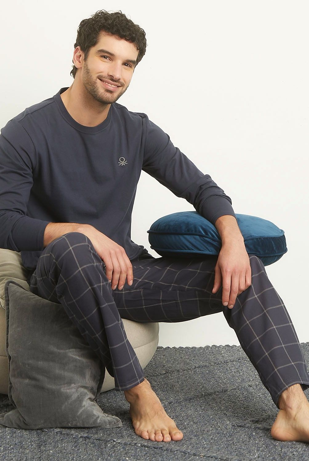 BENETTON - Pijama Largo Hombre Benetton