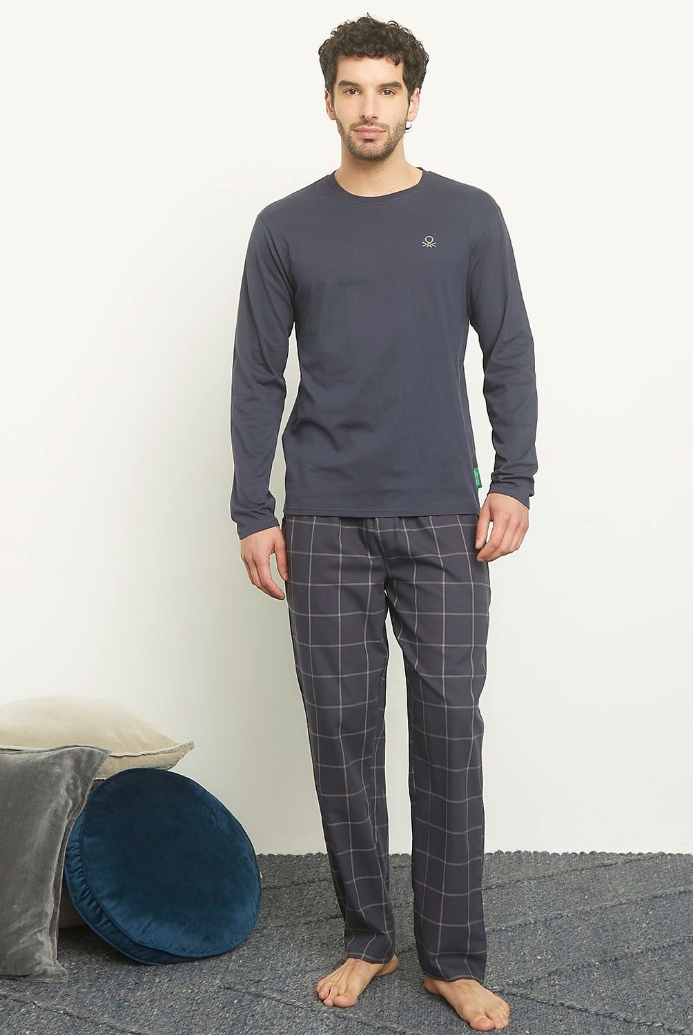 BENETTON - Pijama Largo Hombre Benetton