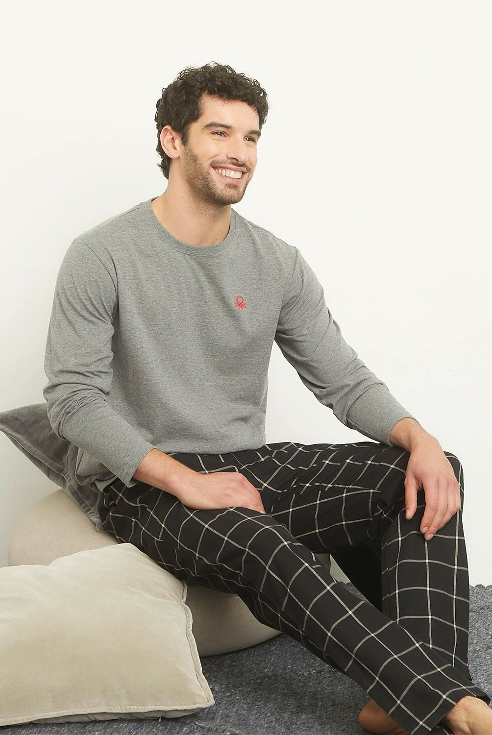 BENETTON - Pijama Largo Hombre Benetton