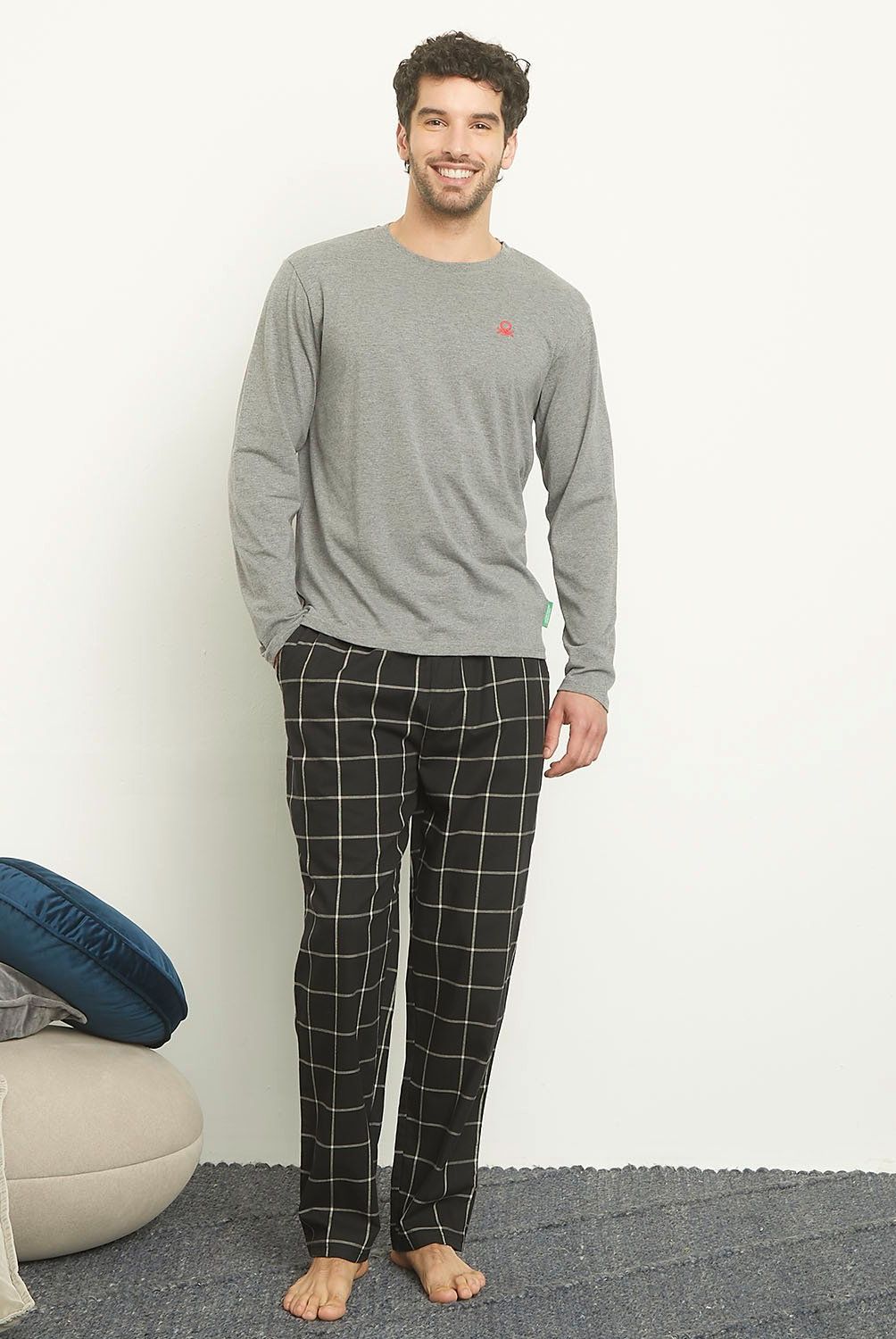 BENETTON - Pijama Largo Hombre Benetton