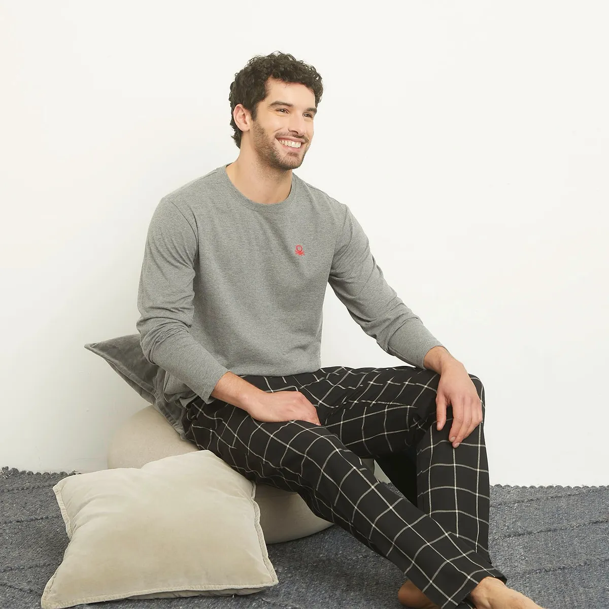 BENETTON - Pijama Largo Hombre Benetton