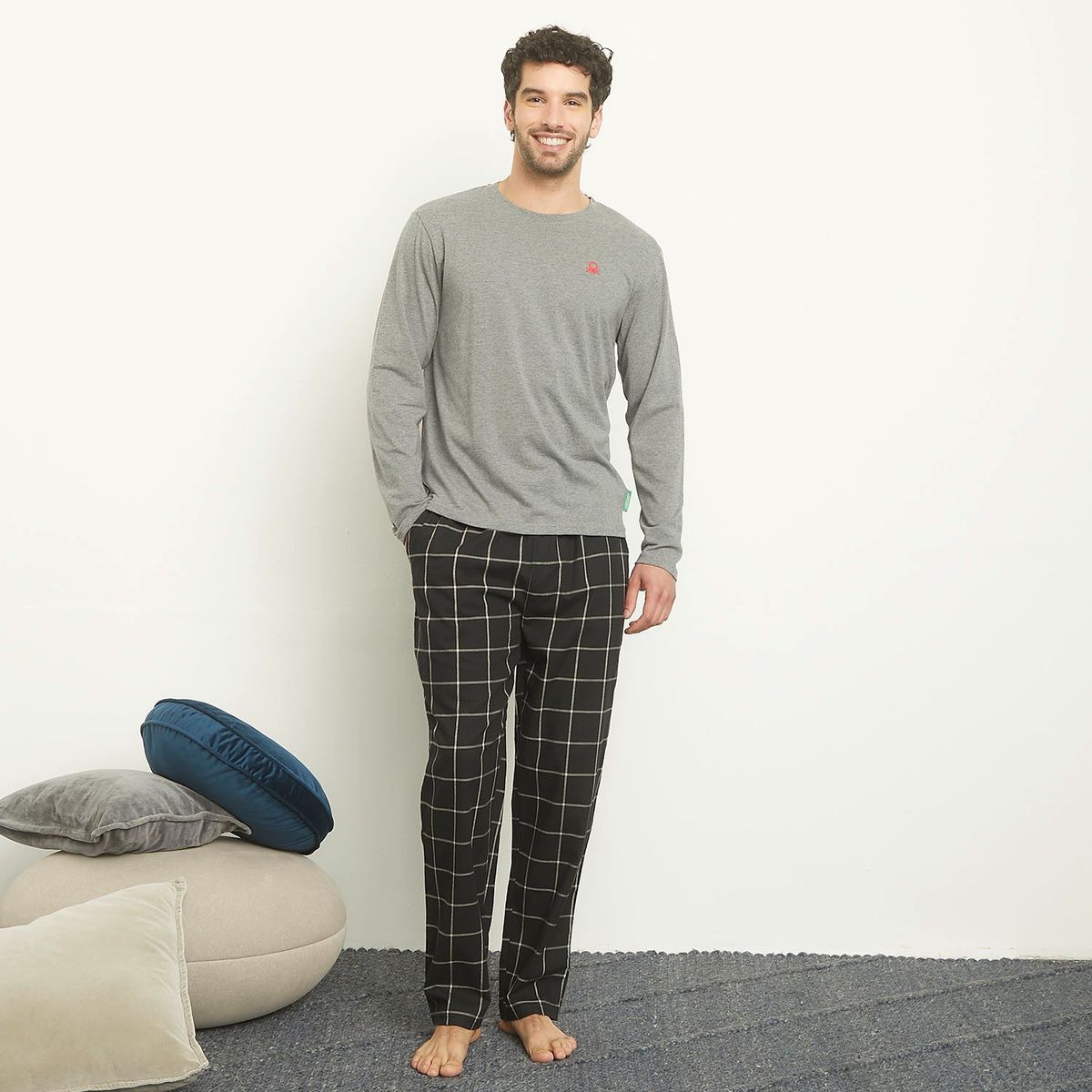BENETTON - Pijama Largo Hombre Benetton