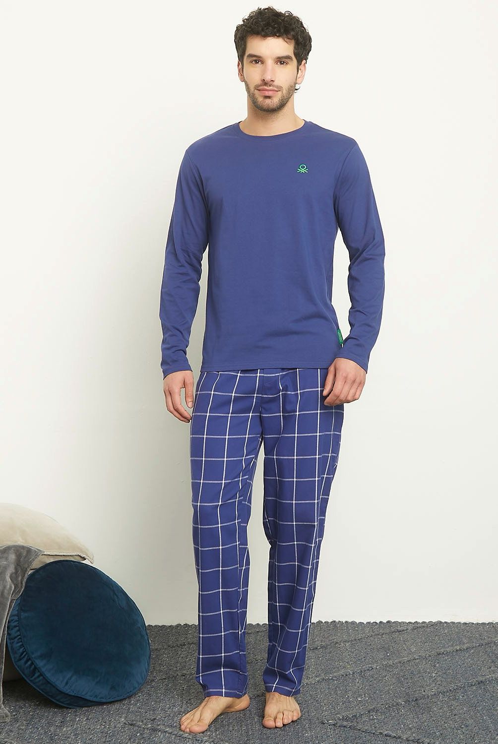BENETTON - Pijama Largo Hombre Benetton