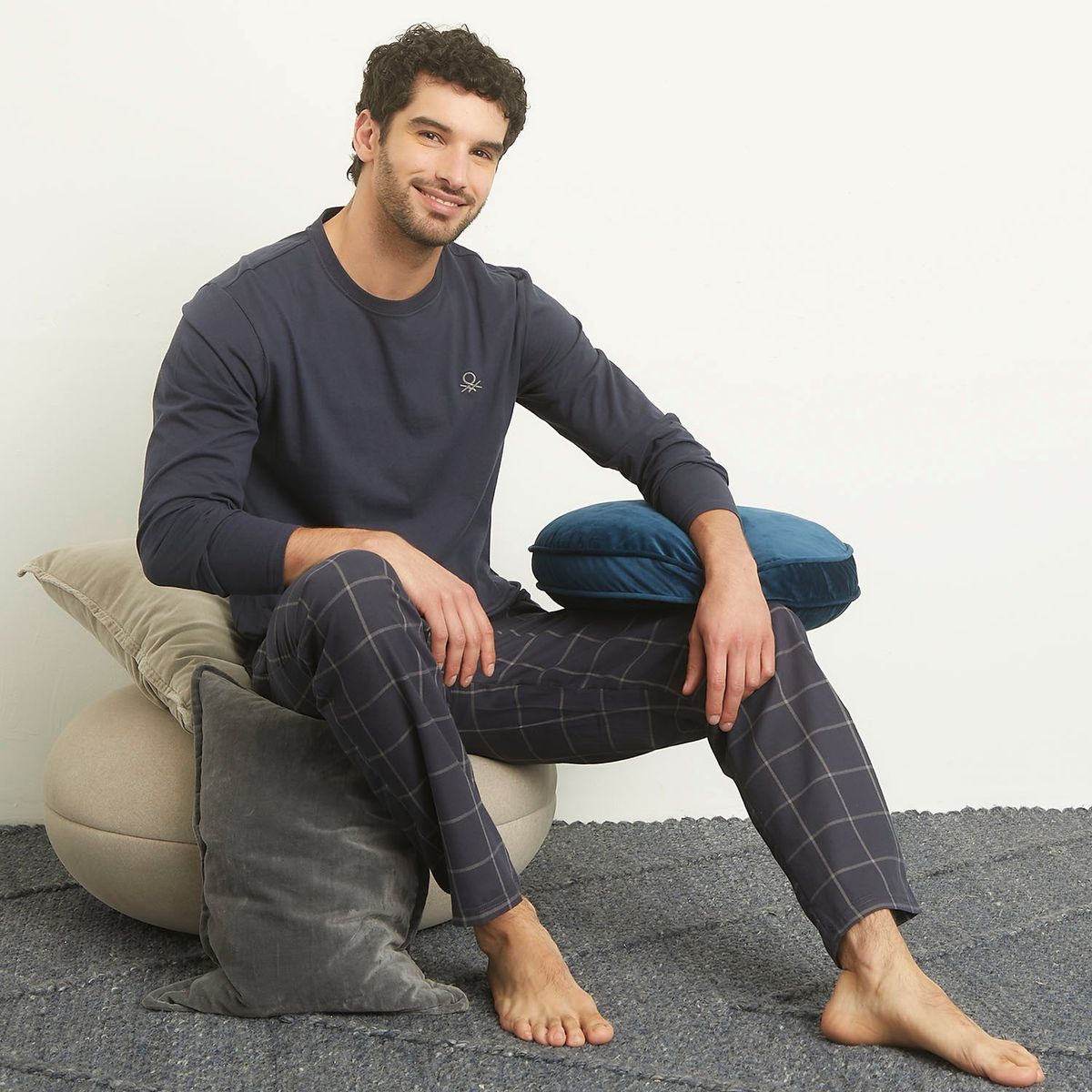 BENETTON - Pijama Largo Hombre Benetton