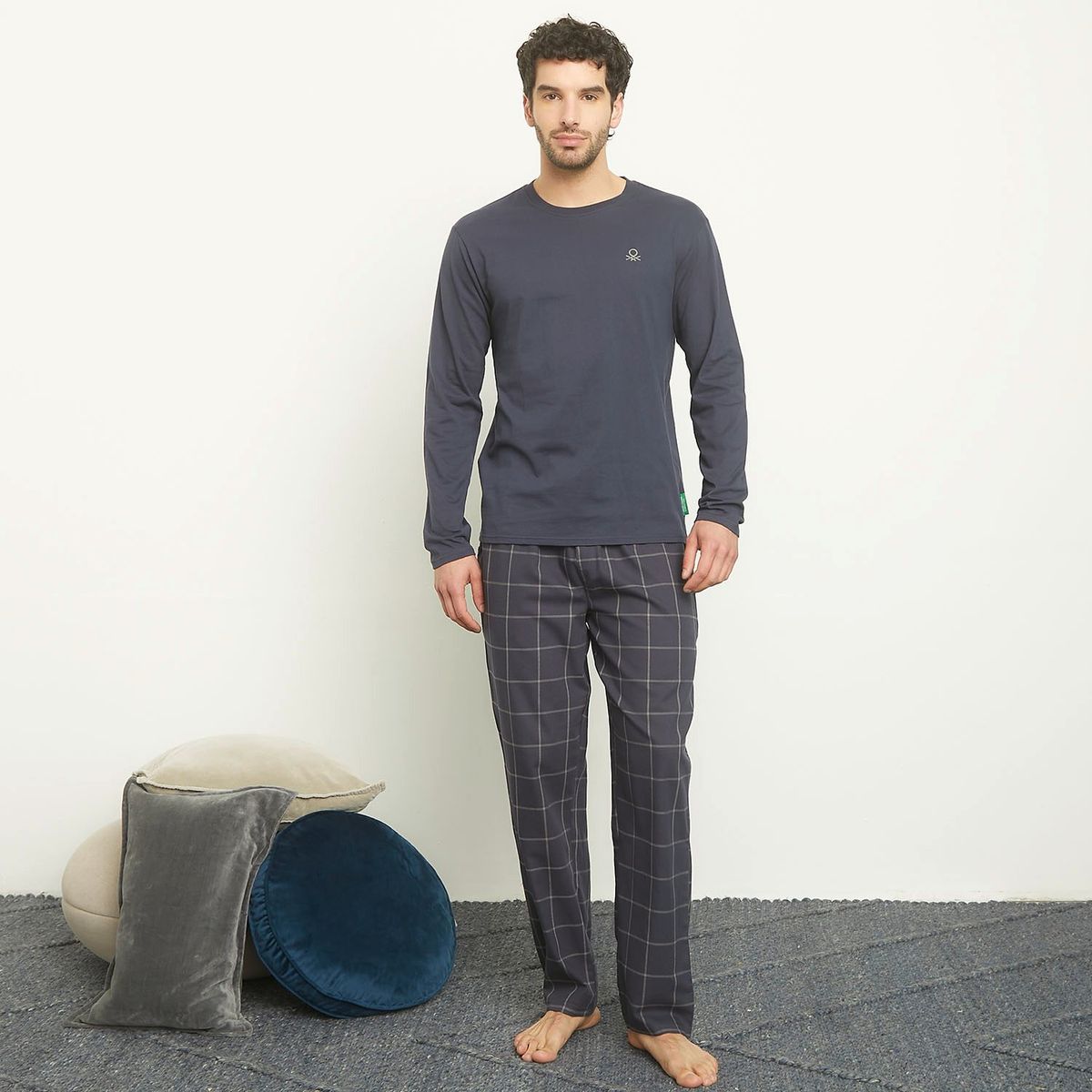 BENETTON - Pijama Largo Hombre Benetton