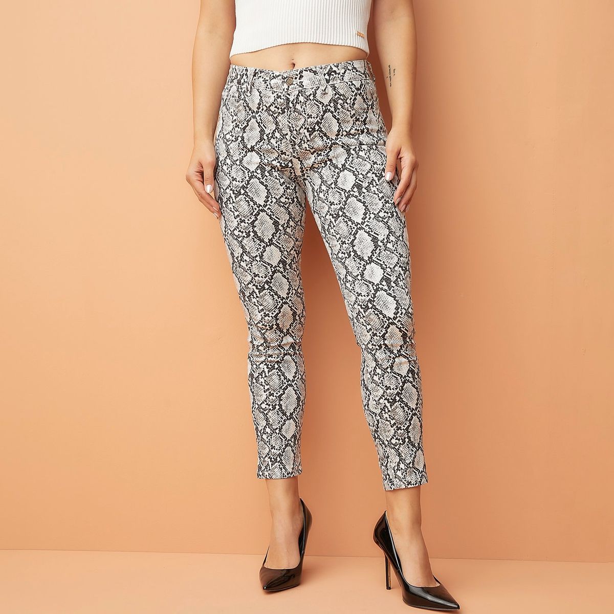 MOSSIMO - Jeans Tiro Medio Mujer Mossimo