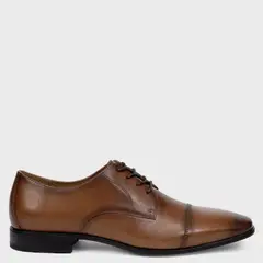 BASEMENT - Zapato Formal Hombre Cuero Café