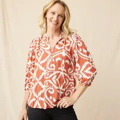 S COCCI - Blusa S.Cocci Casual Rayas Manga 3/4 Mujer