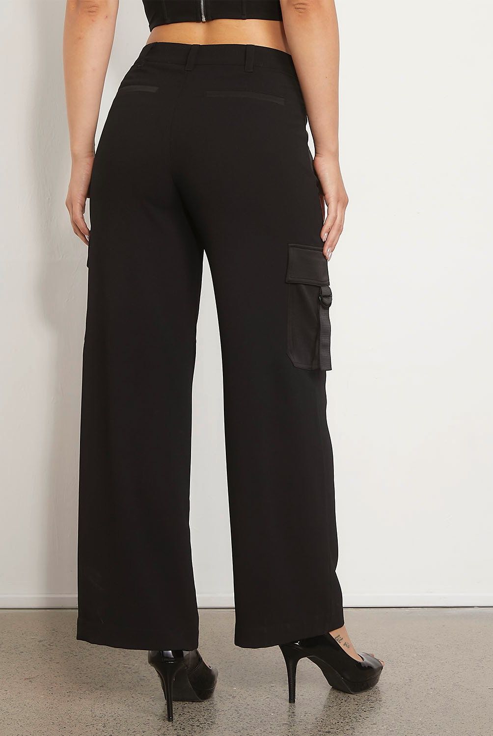 MOSSIMO - Pantalón Tiro Medio Mujer Mossimo
