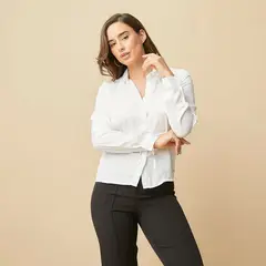 MOSSIMO - Blusa Camisera Manga Larga Mujer