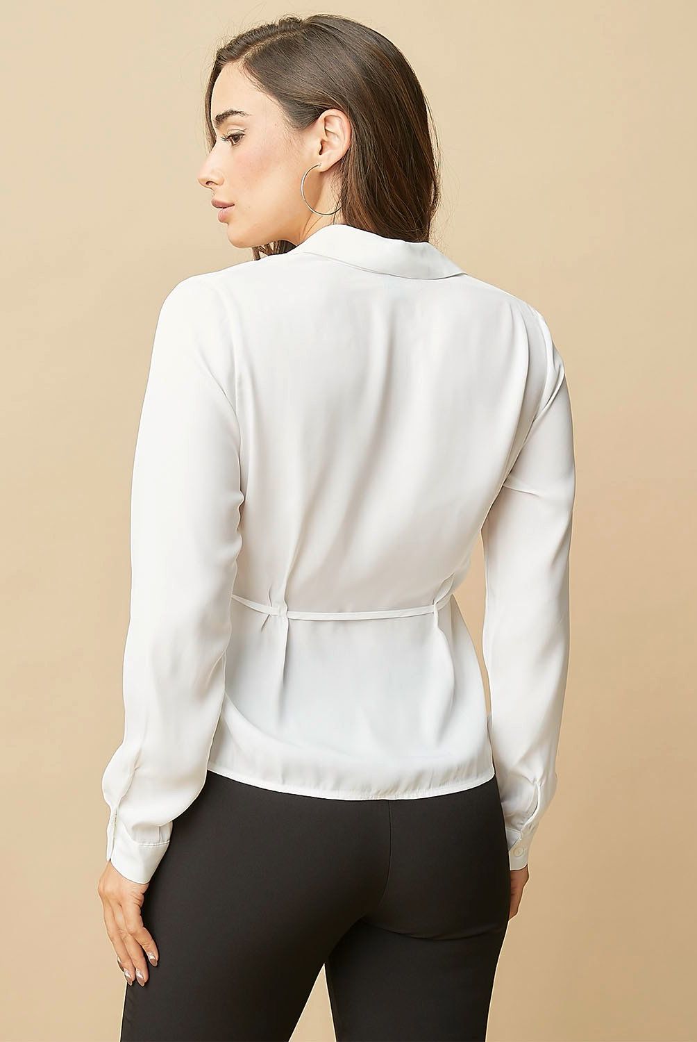 MOSSIMO - Blusa Camisera Manga Larga Mujer Mossimo