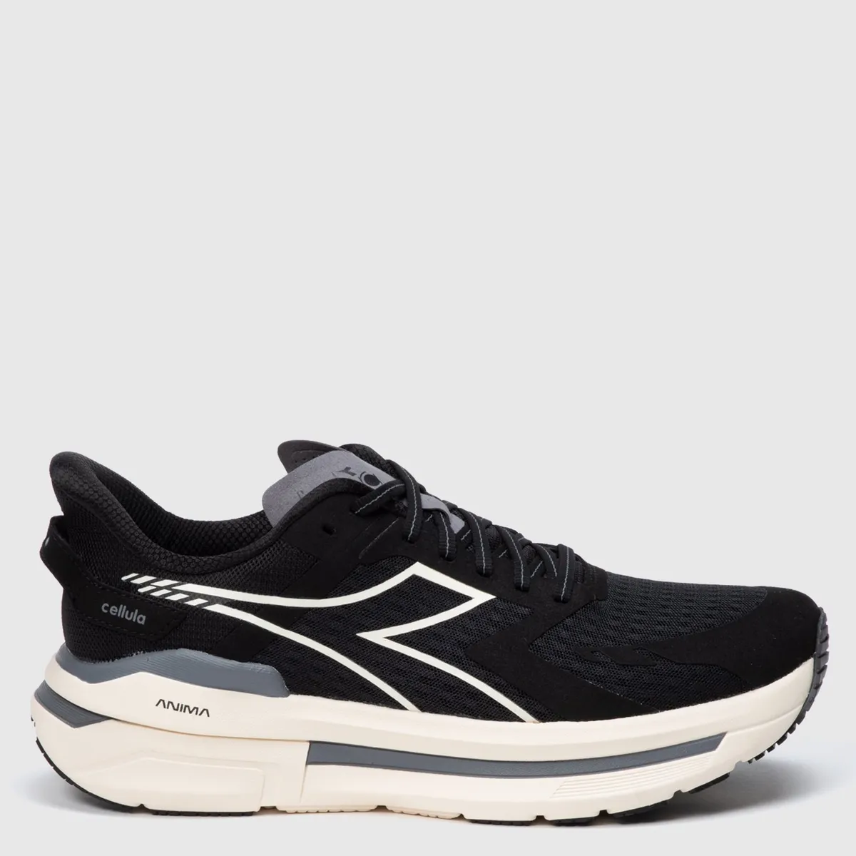 DIADORA - Cellula Zapatilla Deportiva Running Hombre Negro Diadora