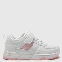 Zapatillas Urbanas Niña Sintético Rosado y Blanco