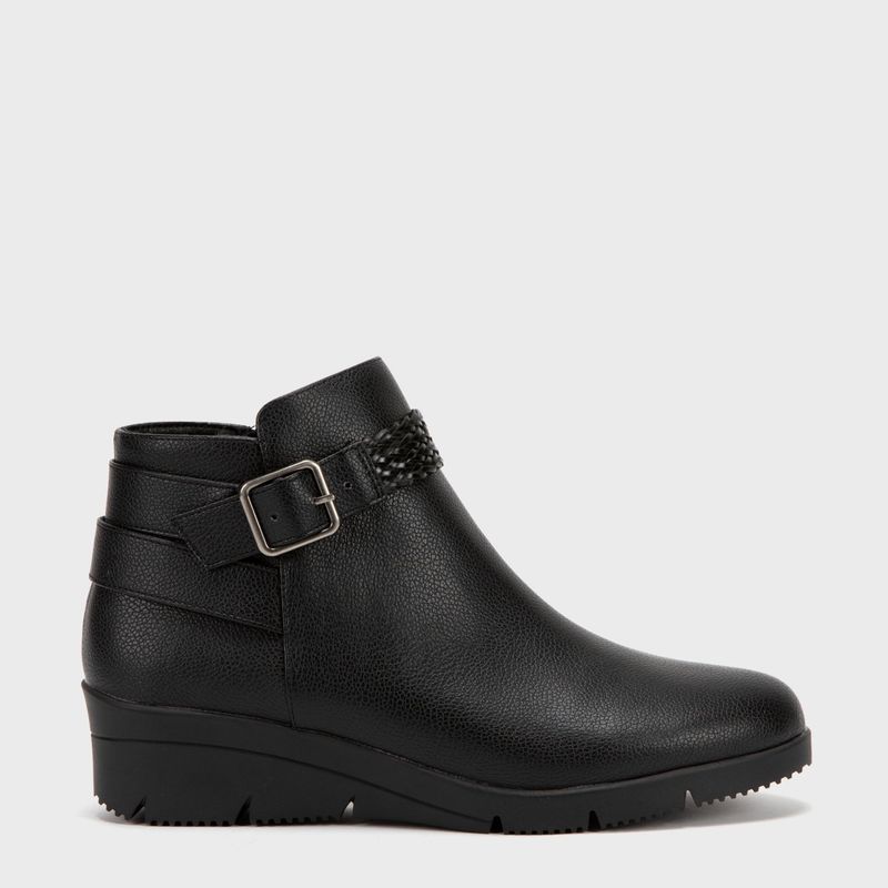 S COCCI - Botín Mujer S.Cocci Con Diseño Trenzado Negro