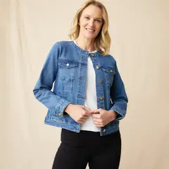 S COCCI - Chaqueta Denim S.Cocci Mujer Manga Larga Cuello Redondo