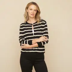 S COCCI - Sweater S.Cocci Manga Larga Mujer Cuello Redondo Casual