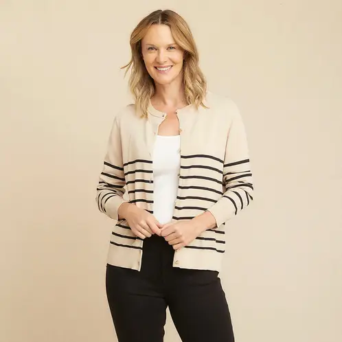 S COCCI - Sweater S.Cocci Manga Larga Mujer Cuello Redondo Casual