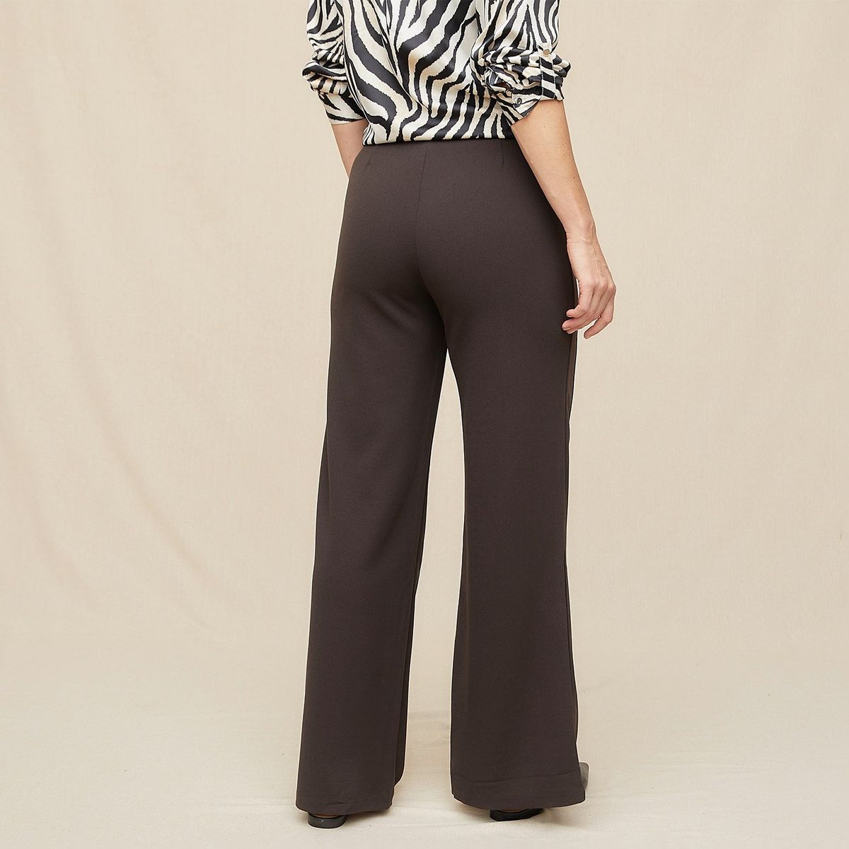 S COCCI - Pantalón Wide Leg S.Cocci Casual Tiro Medio Mujer
