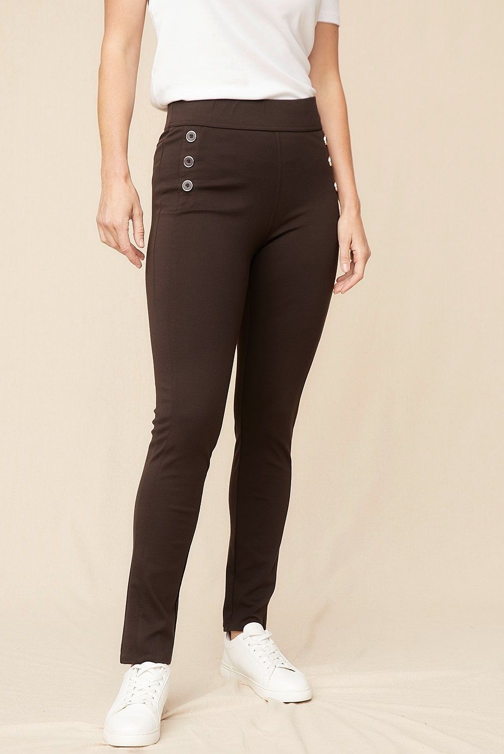 S COCCI - Leggings S.cocci Tiro Alto Mujer Casual Viscosa