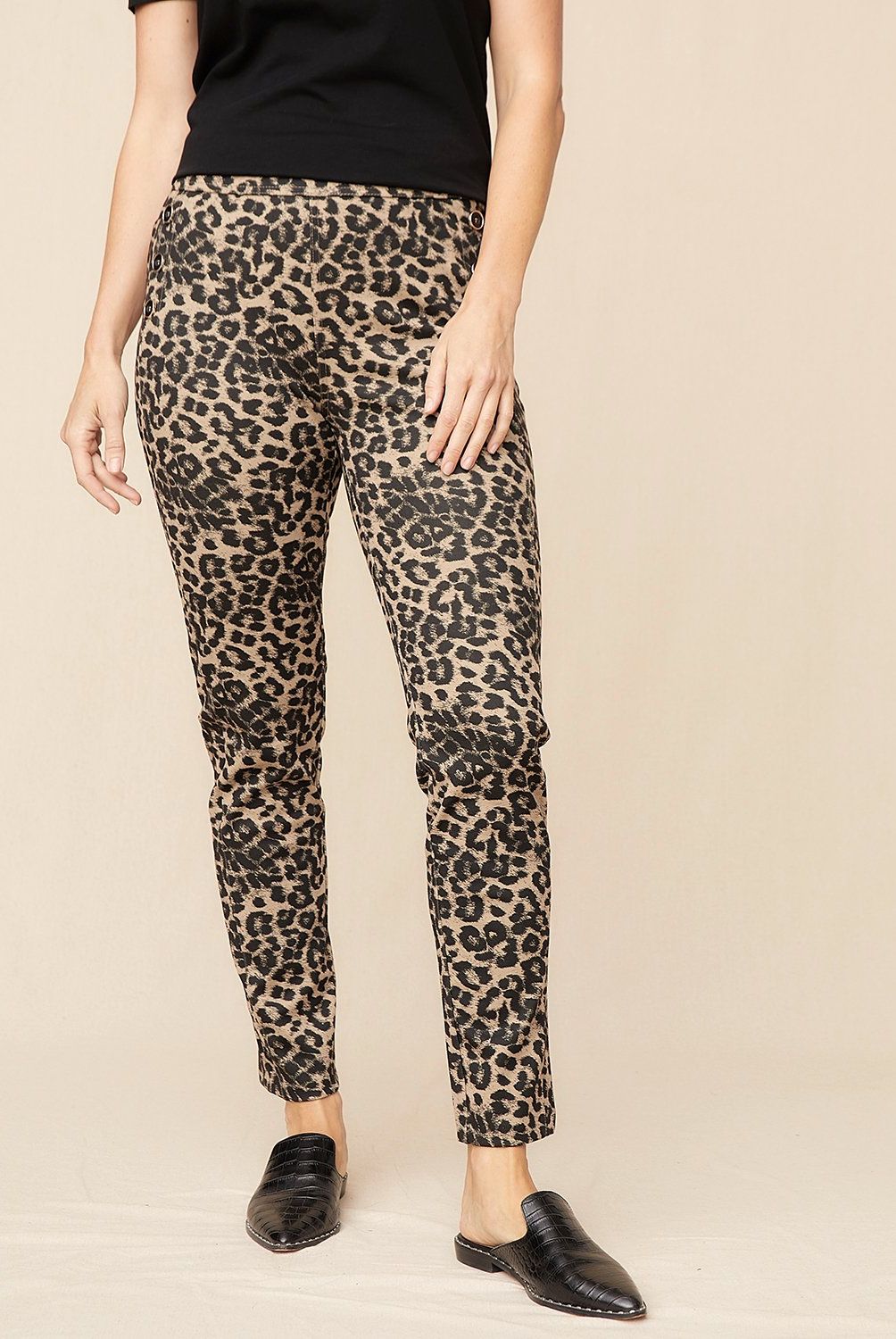 S COCCI - Leggings S.cocci Tiro Alto Mujer Casual Viscosa