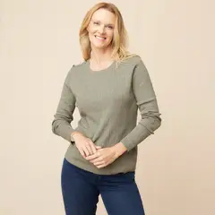 S COCCI - Sweater Texturado Manga Larga S.cocci Mujer