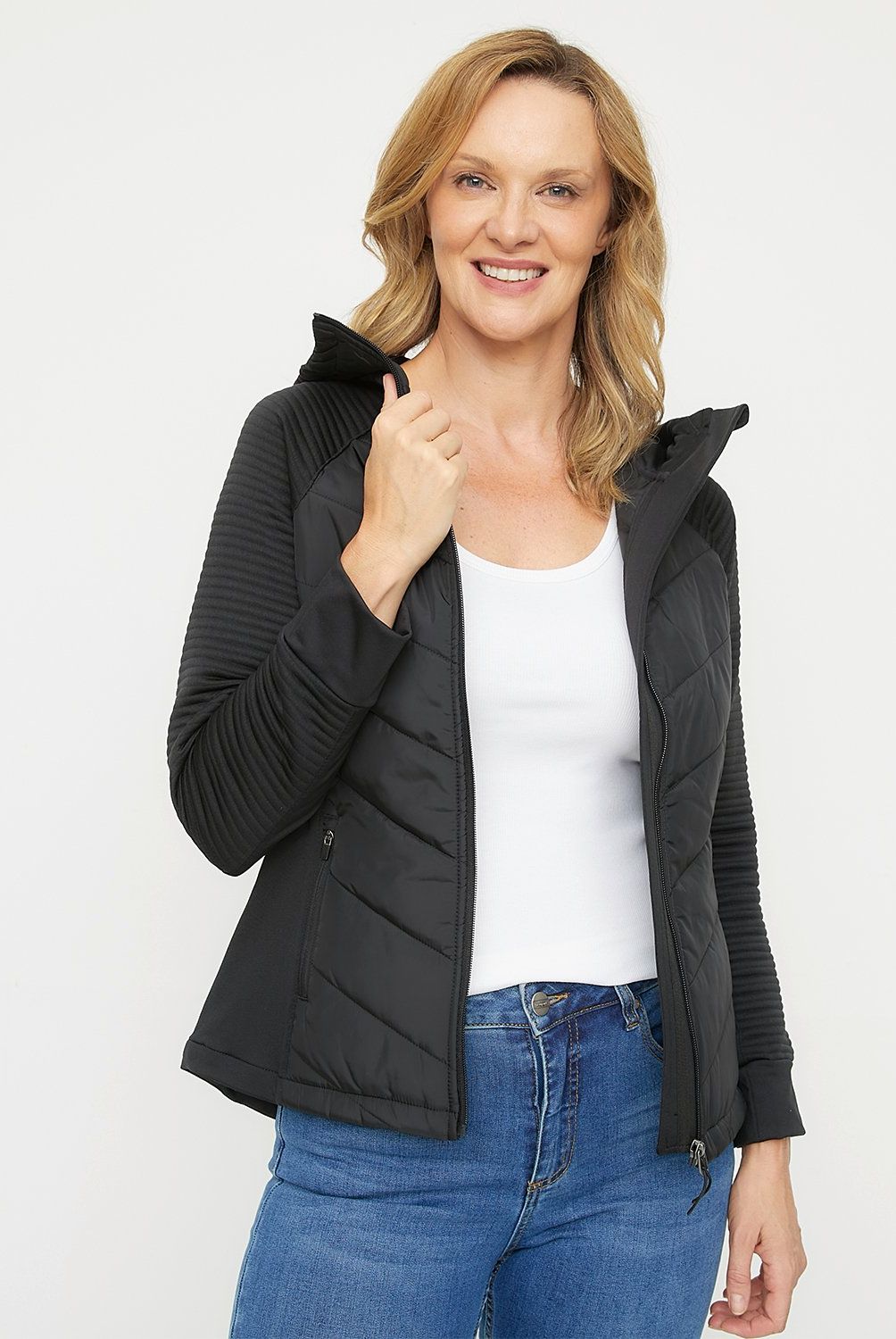 NEWPORT - Chaqueta Newport Con Gorro Manga Larga Mujer