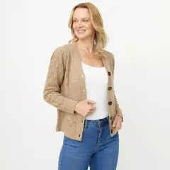 NEWPORT - Sweater Manga Larga Fit Regular Mujer