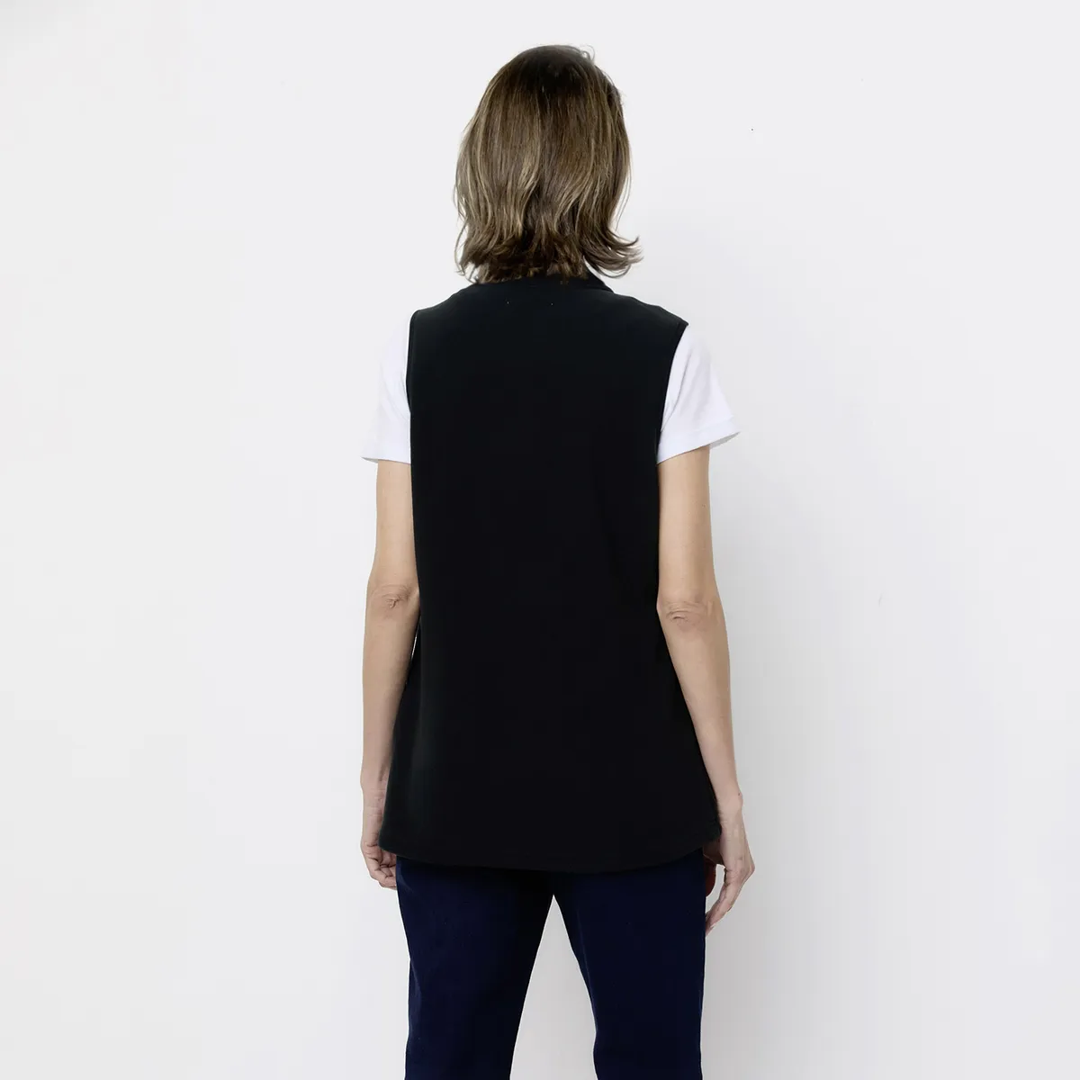 NEWPORT - Polerón Polar Mujer Newport Sin Mangas Cuello Alto