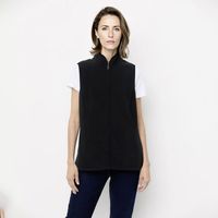 Polerón Polar Mujer Sin Mangas Cuello Alto