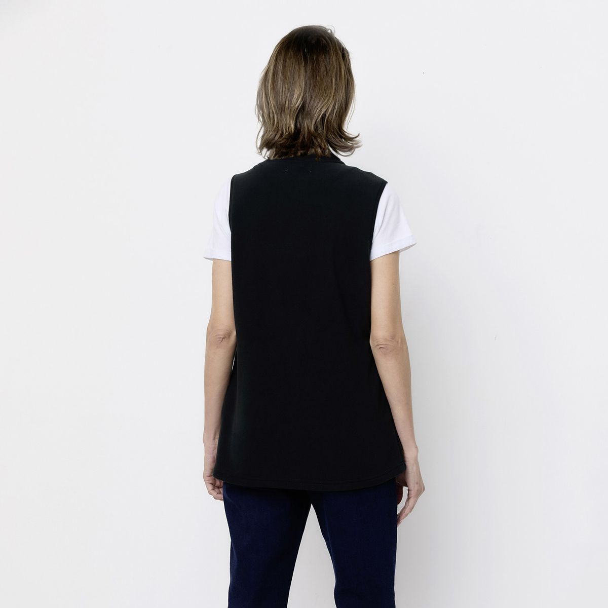 NEWPORT - Polerón Polar Mujer Newport Sin Mangas Cuello Alto