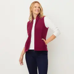 NEWPORT - Polerón Polar Mujer Sin Mangas Cuello Alto