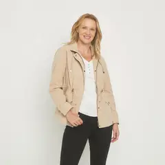 NEWPORT - Chaqueta Manga Larga Diseño Liso Mujer
