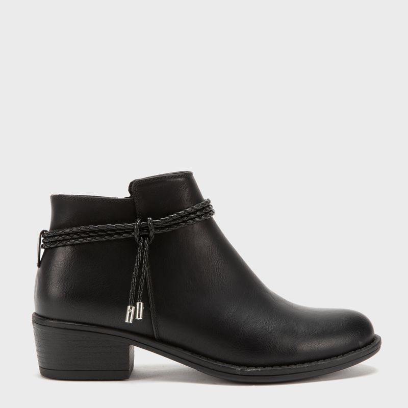 UNIVERSITY CLUB - Botin Mujer Negro University Club