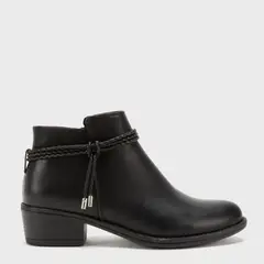 UNIVERSITY CLUB - Botin Mujer Negro