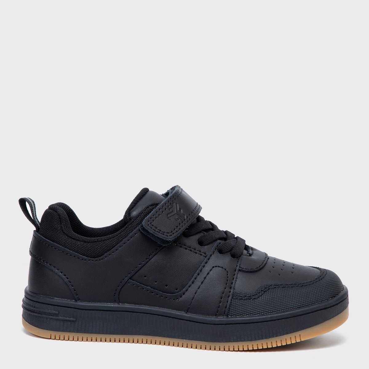 FEDERATION - Zapatillas Escolares Niño Federation Cuero Negro
