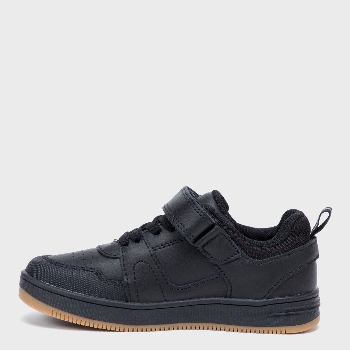 FEDERATION - Zapatillas Escolares Niño Federation Cuero Negro
