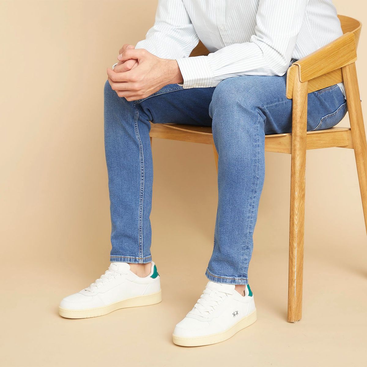 LA MARTINA - Zapatilla Urbana Hombre Blanco La Martina